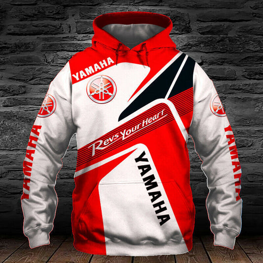 YAMAHA Racing Red Hoodie